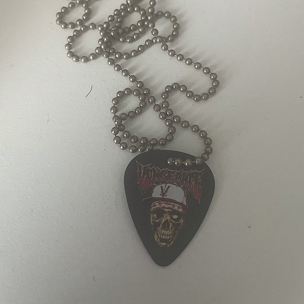 Vengeance University Guitar Pick Necklace A7X